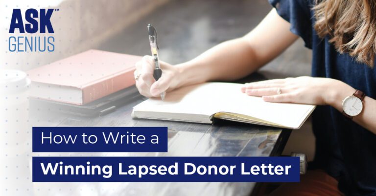 How to Write a Winning Lapsed Donor Letter