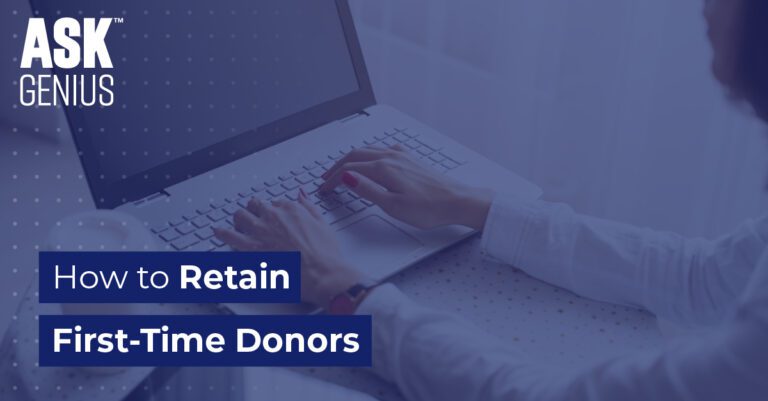 How to Retain First-Time Donors